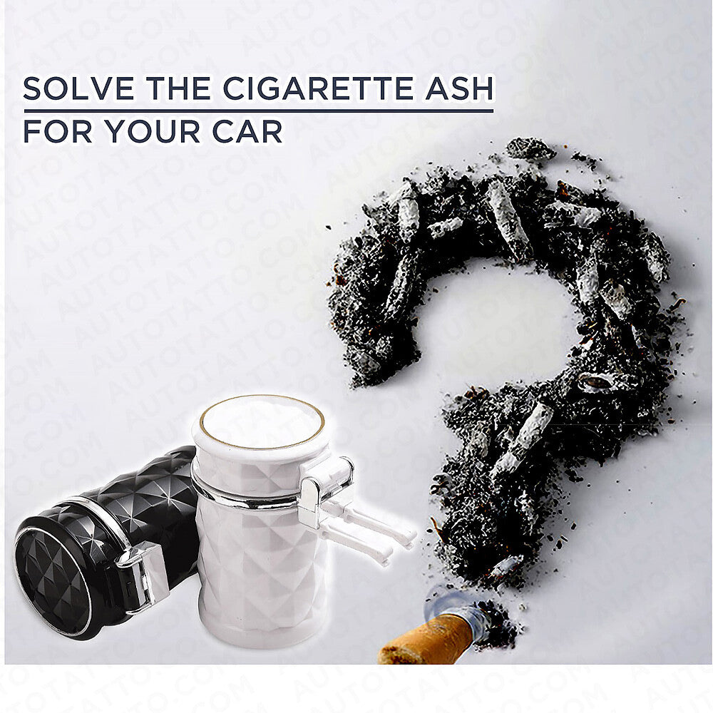 Smoke Cigarette Butts End Home Office Car Cup Holder Ashtray Gum Trash Vent Tray