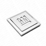 GM Logo Mark of Excellence 1.25" Fender Door Nameplate Emblem Badge