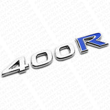 For Nissan Infiniti 400R Rear Trunk Lid Badge Emblem Nameplate Chrome Blue Sport