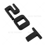 For Chevy Equinox Liftgate 2.0T Turbo Letter Logo Badge Emblem Sport Matte Black