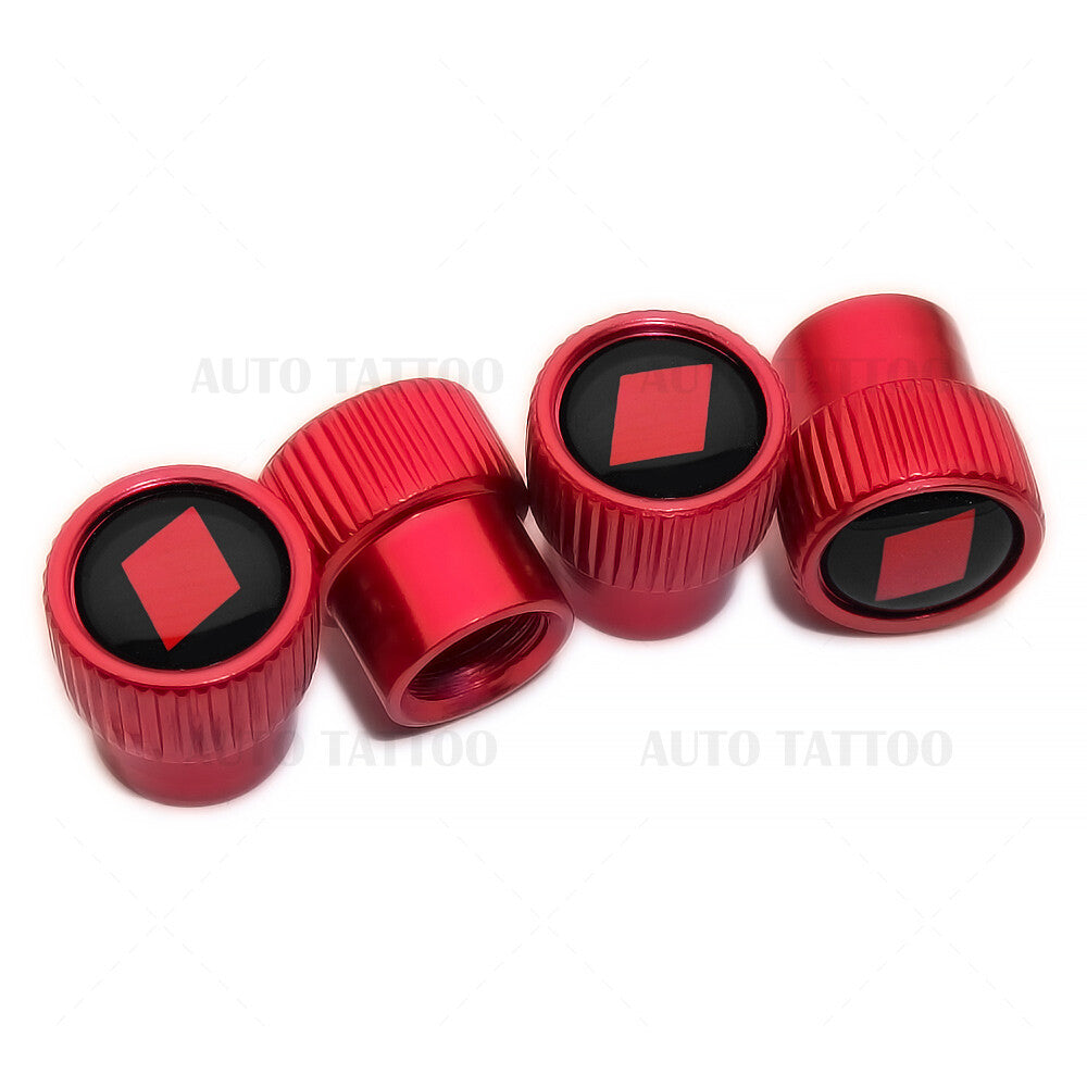 For Audi Sport Roundel Car SUV Wheels Tire Air Valve Caps Stem Dust Logo Cover