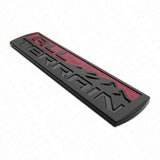 Chevy GMC All Terrain Rear Tailgate Letter Nameplate Emblem Badge Sport Black