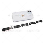 19-21 GMC Sierra with Denali Tailgate Logo Emblem Pickup Badge Nameplate Black