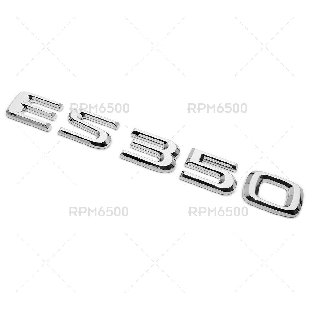 For Lexus Trunk Matte Black ES 350 Letter Logo Badge Car Emblem Replace F-Sport