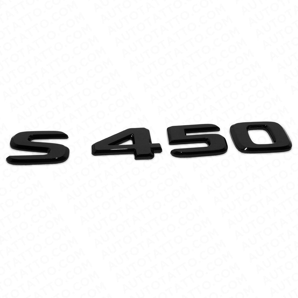 18-21 Mercedes S450 Letter Emblem Luggage Trunk Lid Badge AMG Sport Gloss Black