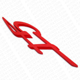 Maserati Ghibli Levante Grecale Front Side Fender Logo GT Emblem Badge Red