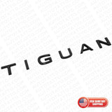 22-23 Tiguan Rear Liftgate Nmaeplate Badge Letter Emblem Gloss Black