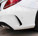Mercedes C Class W205 4dr C43 C63 2014-2019 Amg Rear Bumper Air Vent Cover Black