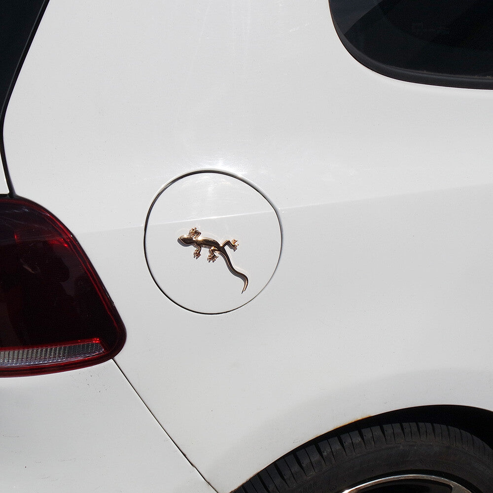 Audi Quattro Gecko Nameplate Badge Emblem Trunk 3D Sticker Car SUV Sport Gold