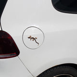 Audi Quattro Gecko Nameplate Badge Emblem Trunk 3D Sticker Car SUV Sport Gold