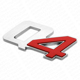 For Maserati Ghibli Quattroporte Q4 Chrome Trunk Lid Logo Emblem Badges Sport