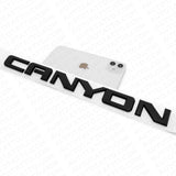 3x GMC Canyon Door & Rear Liftgate Badge Logo Decal Emblem Decorate Matte Black