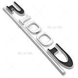 Tesla Liftgate P100D Performance Nameplate Logo Badge Emblem Sport Black Limited