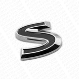 For Infiniti S Side Fender Left or Right Badge Emblem Nameplate Chrome Black