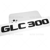 17-21 Mercedes GLC 300 Letter Emblem Liftgate Logo Badge AMG Sport Gloss Black