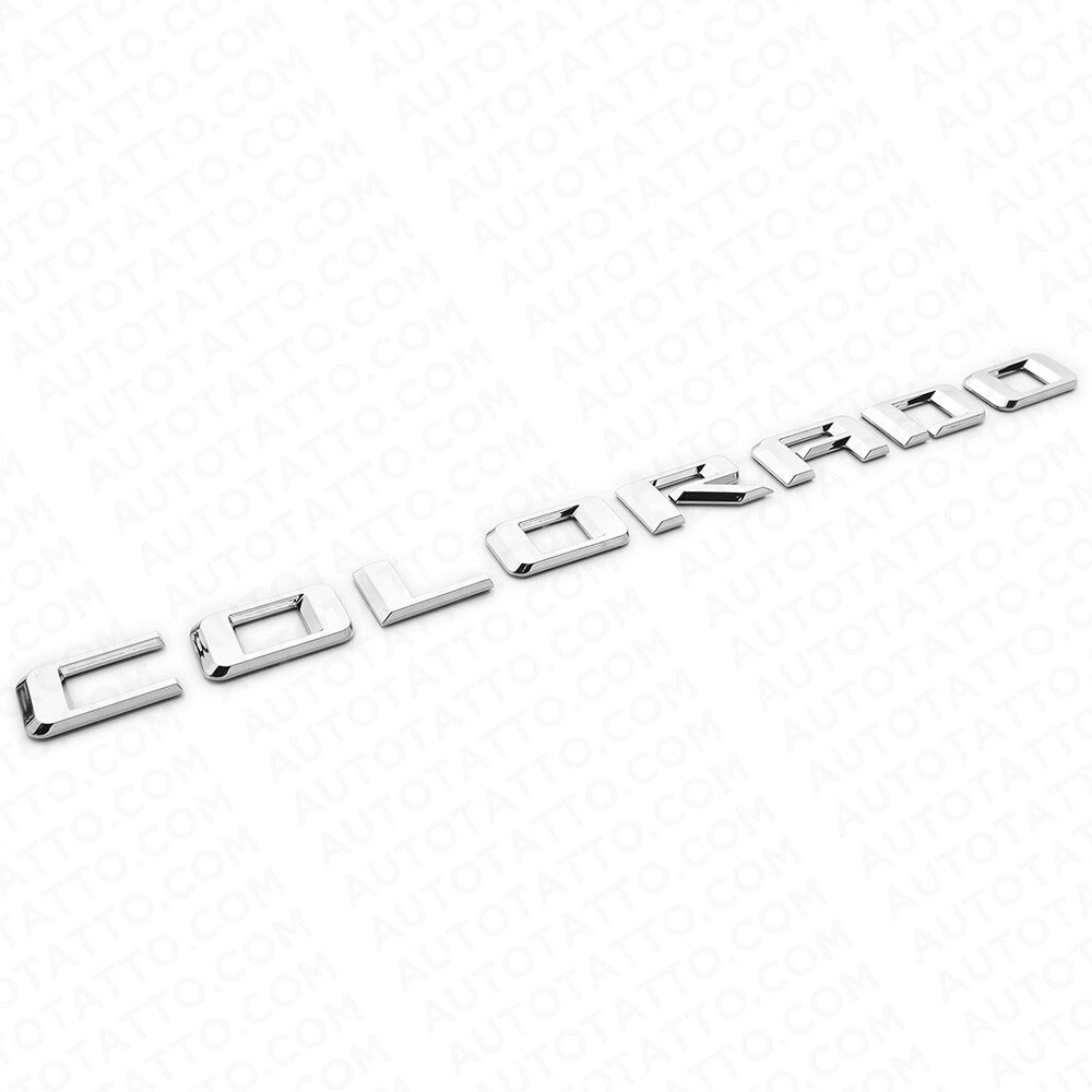 21+ Chevy Colorado Fender / Tailgate Chrome Badge 3D Logo Emblem Truck Sport