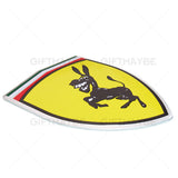 Universal 1x or 2x Fashion Aluminum Alloy Donkey Car Decal Sticker Decoration