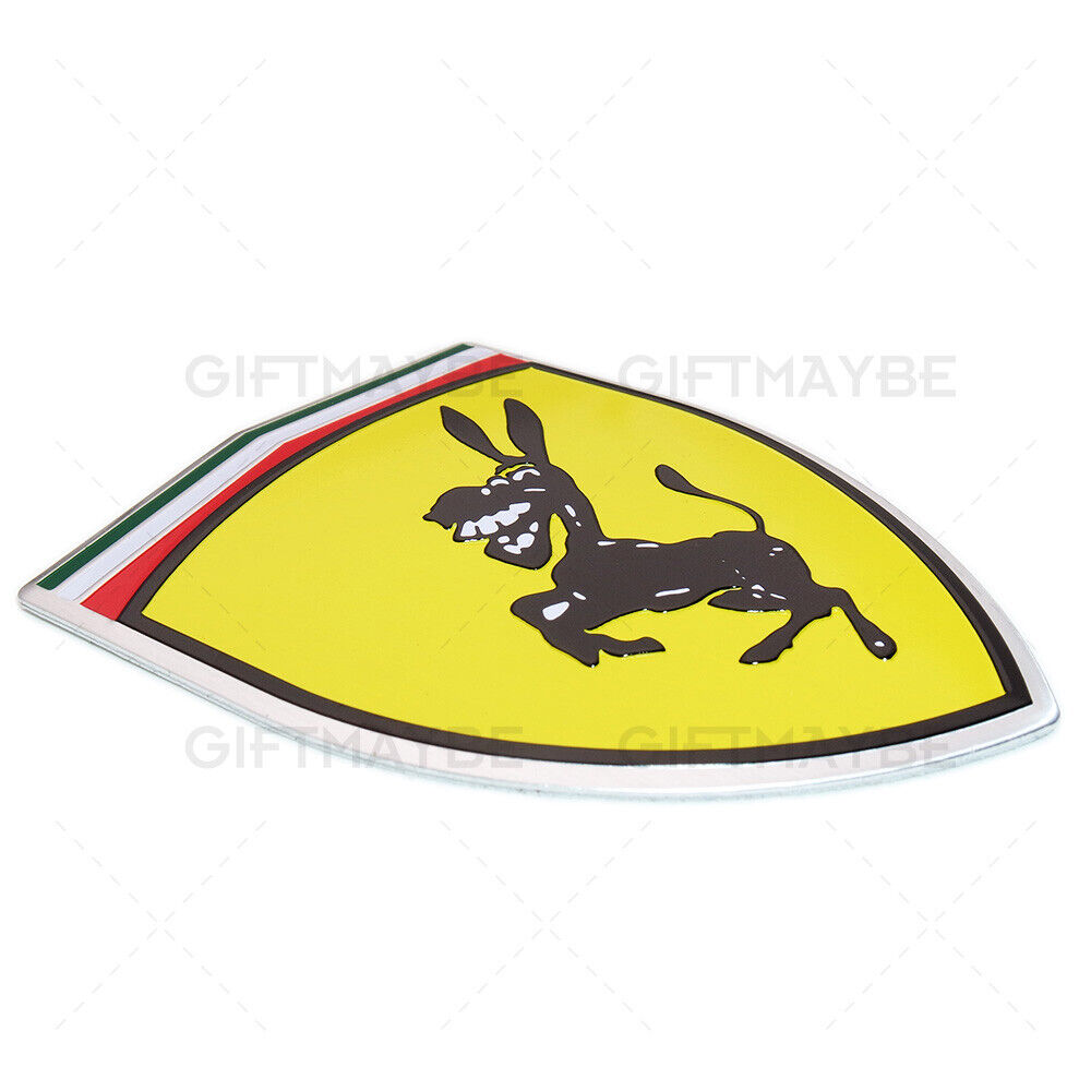 Universal 1x or 2x Fashion Aluminum Alloy Donkey Car Decal Sticker Decoration
