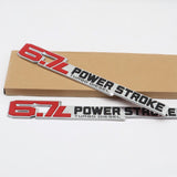 DOOR EMBLEM 6.7L POWER STROKE TURBO DIESEL FOR SUPER-DUTY 250 350 450