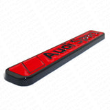 1x Red & Black Audi Sport Trunk Lid Fender Badge Marker Logo Emblem Decoration