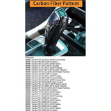 Carbon Fiber Style Gear Shift Knob Cover For BMW F30 X3 X4 X5 X6 328i 535i 320i
