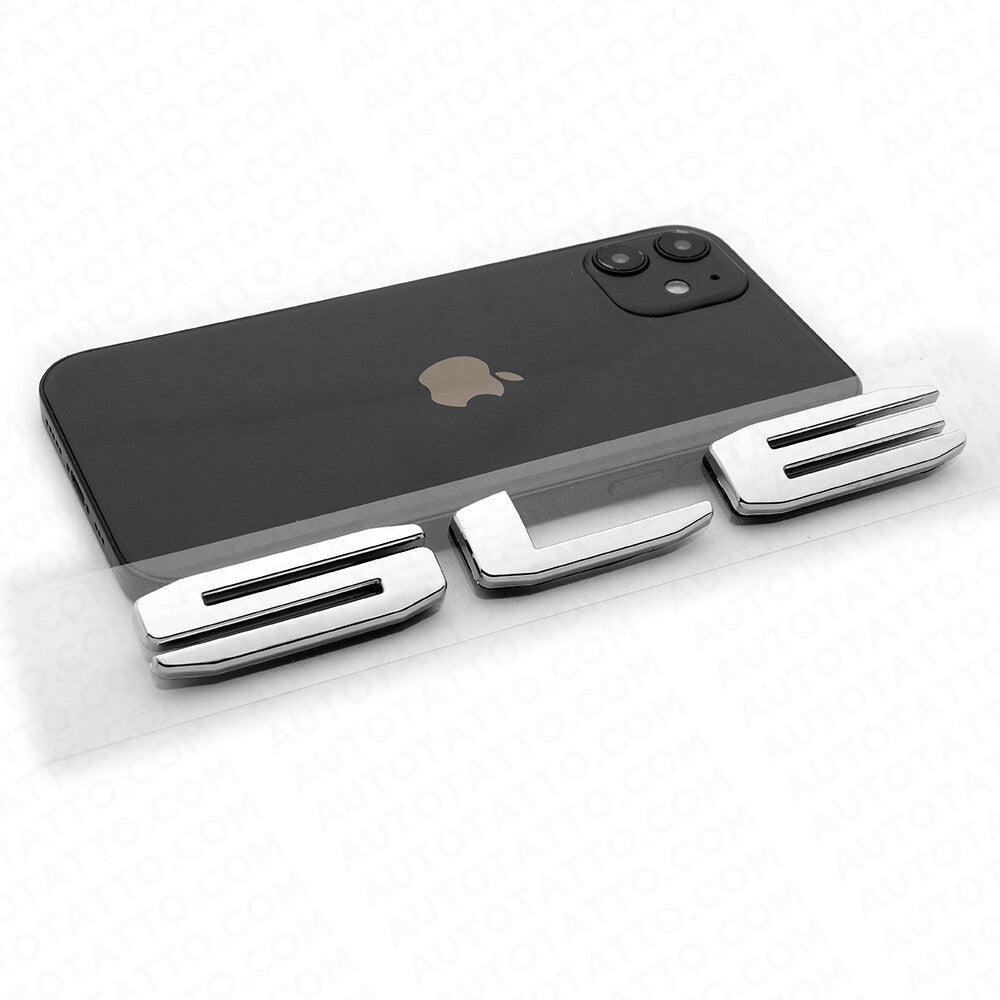 For 19-21 GMC Sierra Rear Tailgate SLE Logo Emblem Pickup Badge Nameplate Chrome