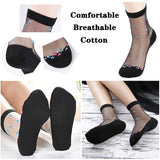 2 Pairs of Sexy Cute Little Floral Lace Cotton Breathable Soft Short Ankle Socks
