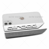 Audi Allroad Chrome Side Fender Left & Right Marker Nameplate Badge Emblem Sport
