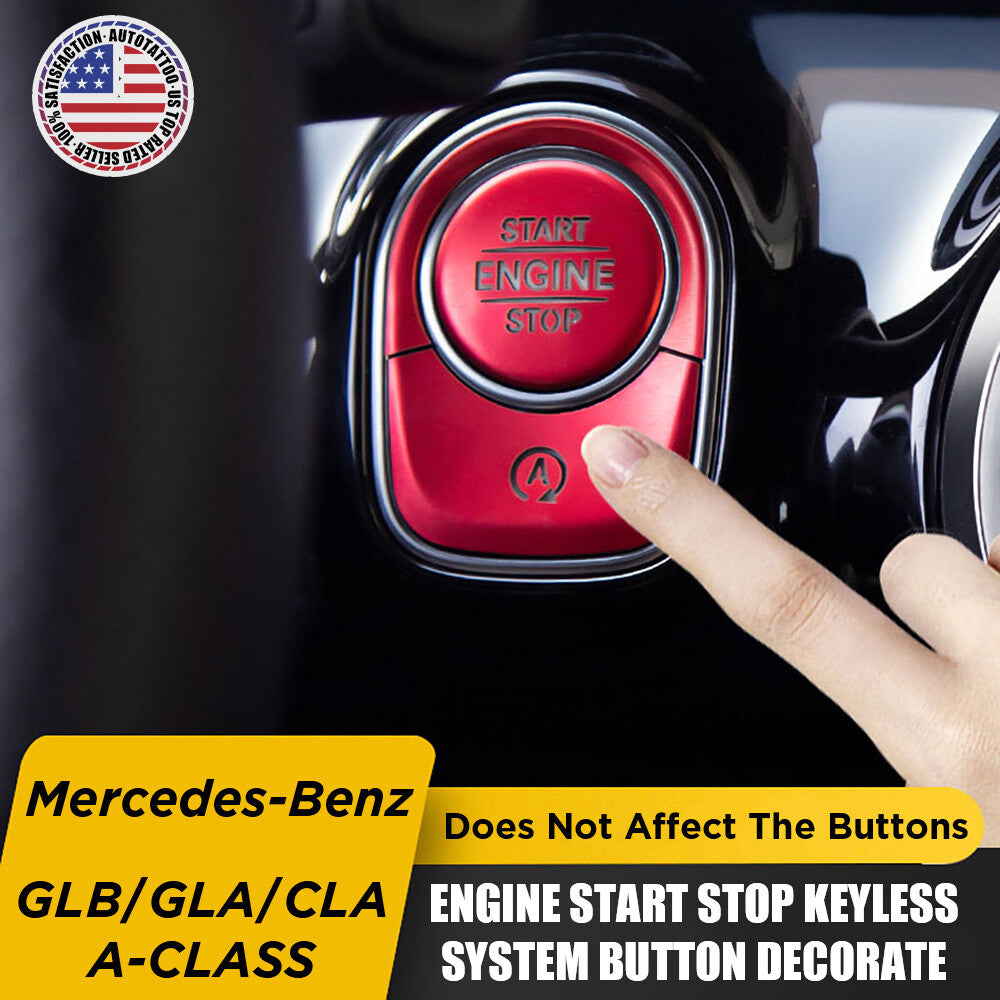 Mercedes GLA GLB CLA A Engine Start Stop Keyless Button Decorate Switch Cover