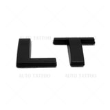 For Chevy Malibu LT Trunk Door Letter Emblem Logo Badge Nameplate Matte Black