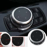 Decoration Replace Small Multimedia Knob Cover iDrive Button for BMW F10 F20 F30