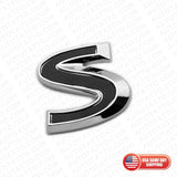 For Infiniti S Side Fender Left or Right Badge Emblem Nameplate Chrome Black