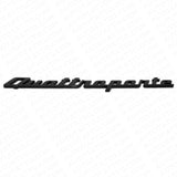 For Maserati Quattroporte Black Trunk Lid Nameplate Logo Emblem Badges Sport