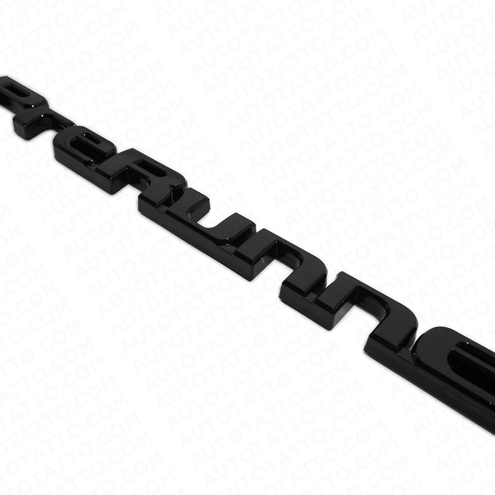 Toyota 05-16 Tacoma PreRunner Letter Gloss Black Tailgate Emblem Badge Nameplate