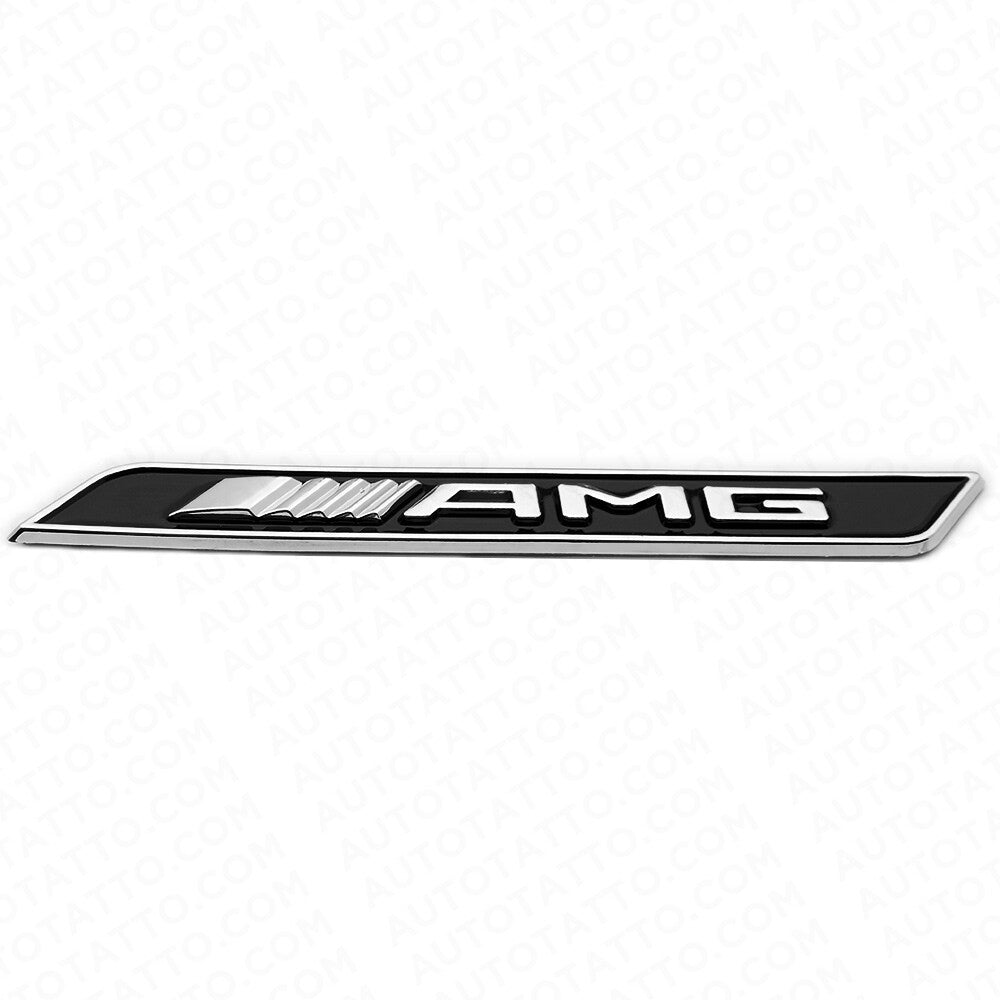 2x 3D AMG Special Edition Emblem Fender Logo Badge Nameplate Decoration Sport