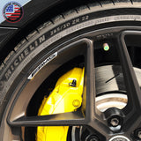 4pcs Mercedes AMG Edition Sport Wheels Badge 3D Sticker Logo Emblem Decoration