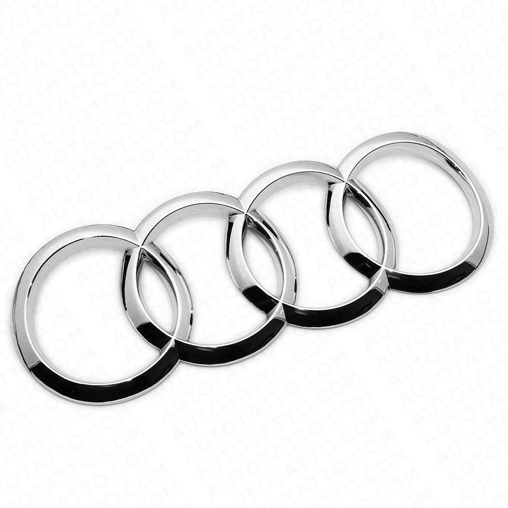 18-21 A5 S5 RS5 Sportback 4 Door OEM Chrome Trunk Sign Logo Rings Badge Emblem
