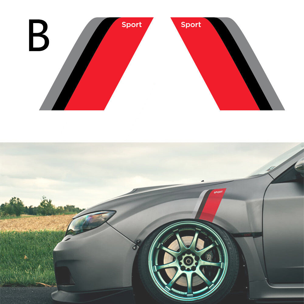Universal Sport Side Door Fender Sticker Racing Vinyl Decal Car Truck SUV Decor