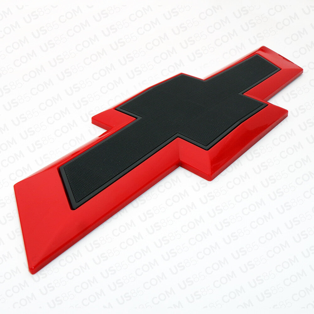 15-18 Chevy 1500 Silverado Bowtie Colorado Tailgate Emblem Z71 BLK/Red Sport