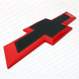 15-18 Chevy 1500 Silverado Bowtie Colorado Tailgate Emblem Z71 BLK/Red Sport