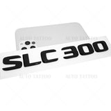 Mercedes SLC 300 Rear Letter Emblem Trunk Lid Logo Badge AMG Sport Gloss Black