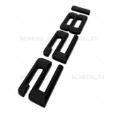 14-16 BMW 228i Trunk Lid Letter Emblem Badge M Performance Sport Matte Black