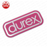 Universal Fashion Aluminum Alloy Durex Car Decal Sticker for Auto Decoration