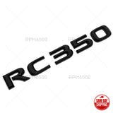 Lexus Trunk Lid RC 350 Letter Logo Badge Emblem Car Replace F-Sport Gloss Black