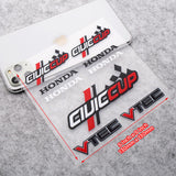 Universal Racing Sport Civic Cup VTEC Car Logo Sticker Vinyl 3D Decal Stripes