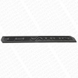 3pcs 19-23 GMC Sierra Elevation Front Door Tailgate Nameplate Emblem Gloss Black