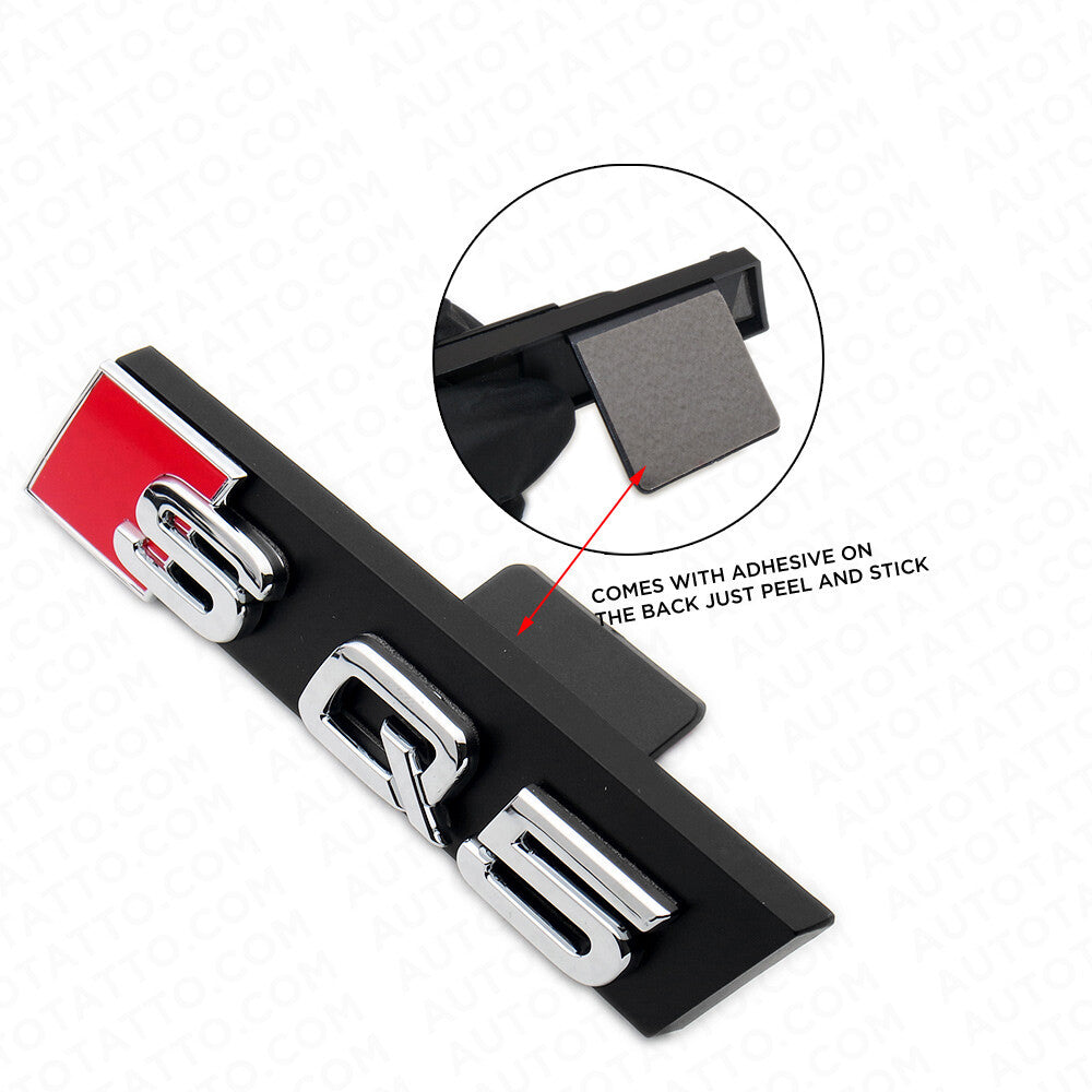 Audi SQ5 Front Grille Bumper Radiator Lettering Emblem Badge Logo Sport Chrome