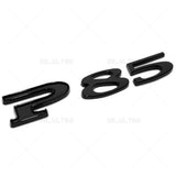 Tesla Rear Liftgate Lid Model P85 Nameplate Logo Badge Emblem Sport Gloss Black