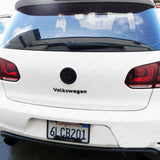 Universal Matte Black Rear Liftgate Badge Sport Volkswagen Letter Emblem For VW