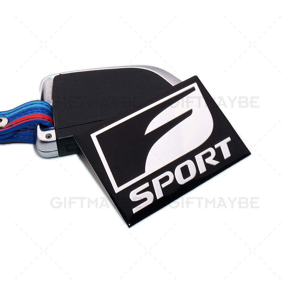 2x Lexus F-Sport Auto Car SUV Aluminum Badge Emblem Interior Exterior Decoration